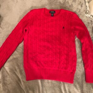 Red Ralph Lauren sweater